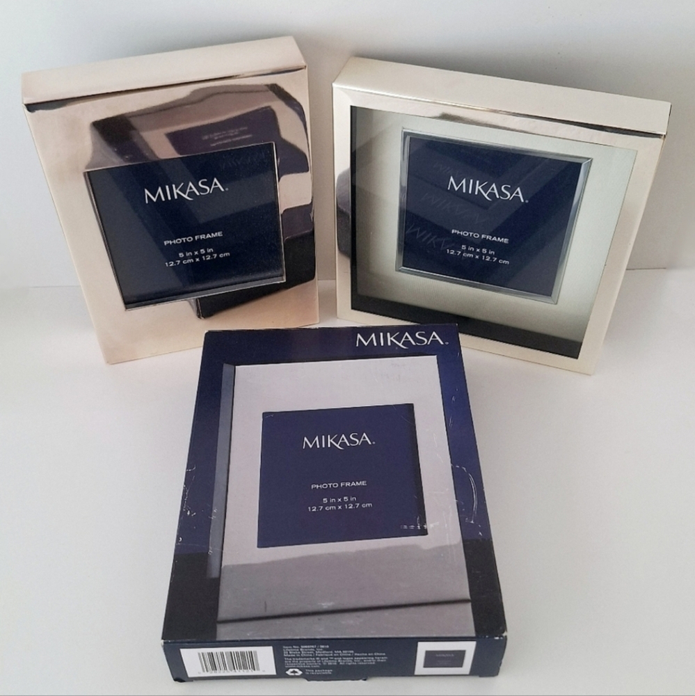 Mikasa Rivington block photo frame - set of 3